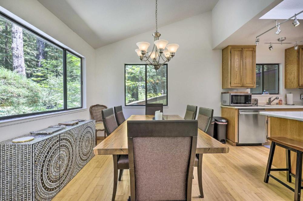Tranquil Guerneville Home with Redwood Views